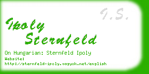 ipoly sternfeld business card